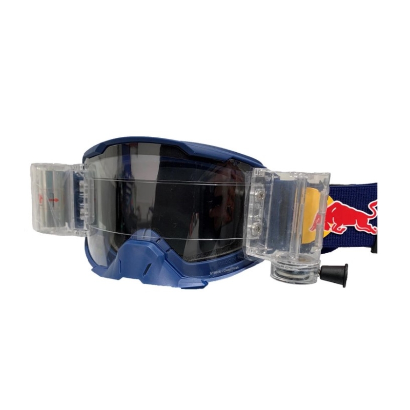 ROLL OFF süsteem läbipaistva pleksiga Red Bull Spect STRIVE kaitseprillidele