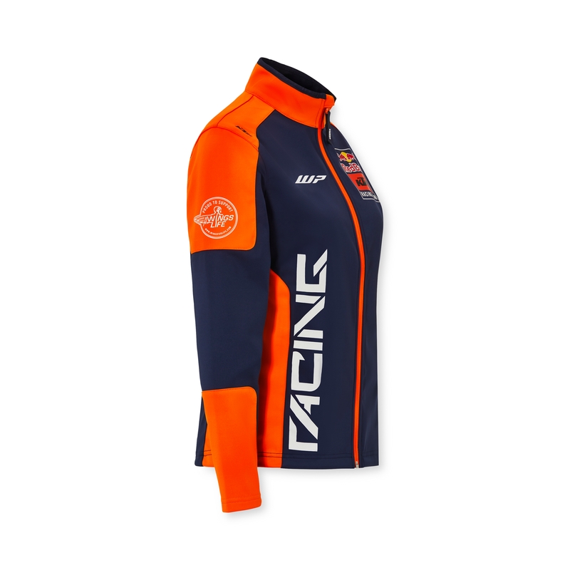 Naiste KTM Replica Team softshell jakk sini-oranž