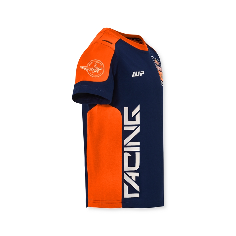 Laste T-särk KTM Replica Team sinine-oranž