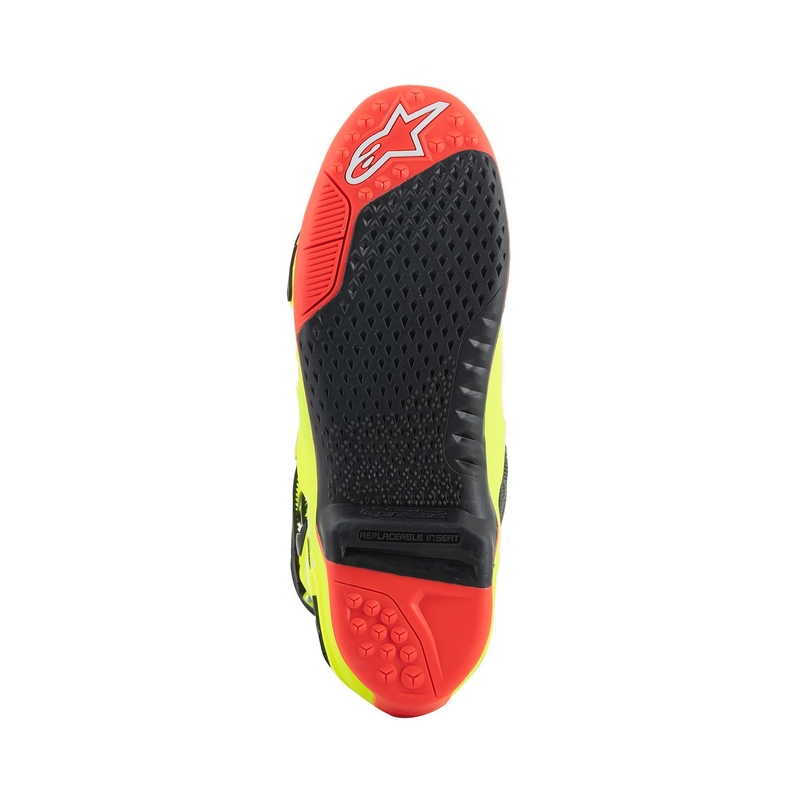 Alpinestars Tech 10 Yellow Fluo Black Fluo mootorratta saapad