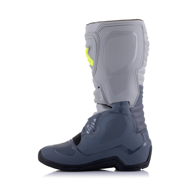 Alpinestars Tech 3 helehall-must-fluo kollased mootorratta saapad