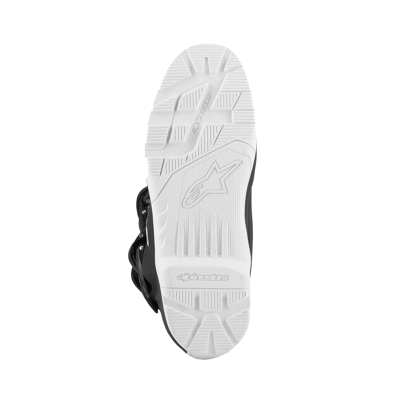 Alpinestars Tech 3 Enduro veekindel must-valge mootorratta saapad