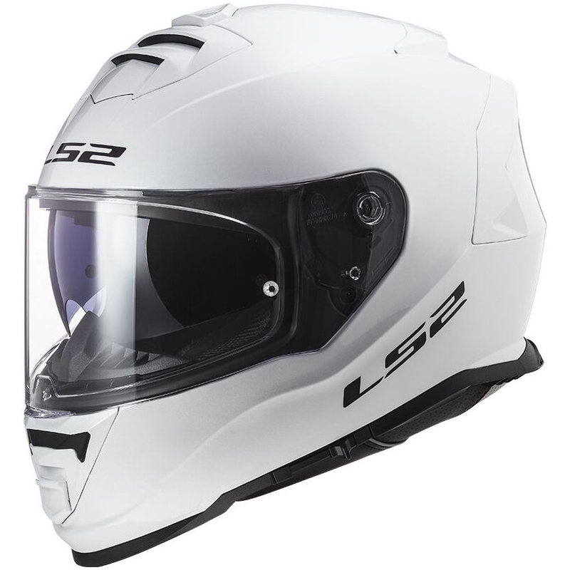 LS2 FF800 Storm II Solid White Integral mootorratta kiiver