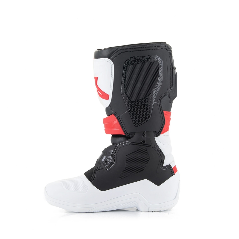 Alpinestars Tech 3S Noorte valge ja punane mootorratta saapad lastele