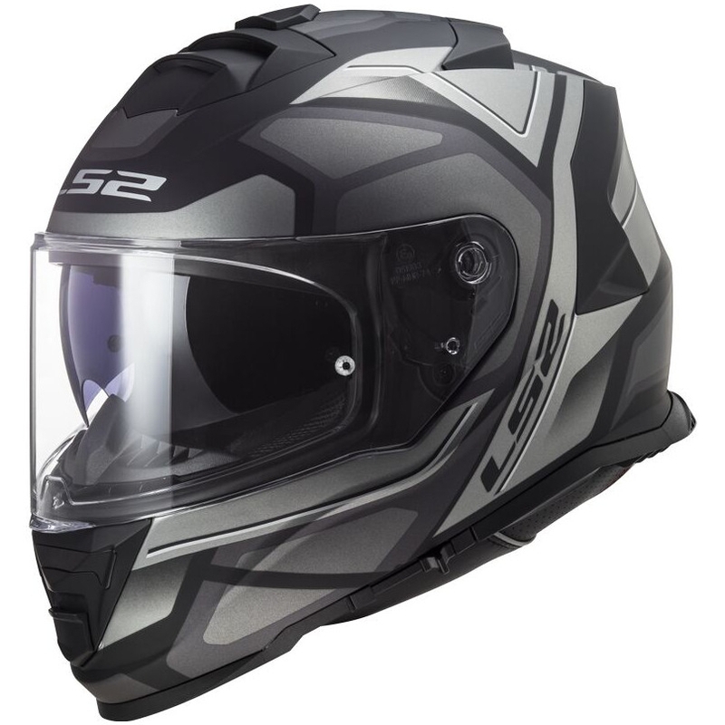 LS2 FF800 Storm II Faster integralne mootorratta kiiver titaan matt