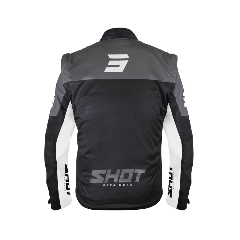 Softshell jakk Shot Softshell Lite must ja valge