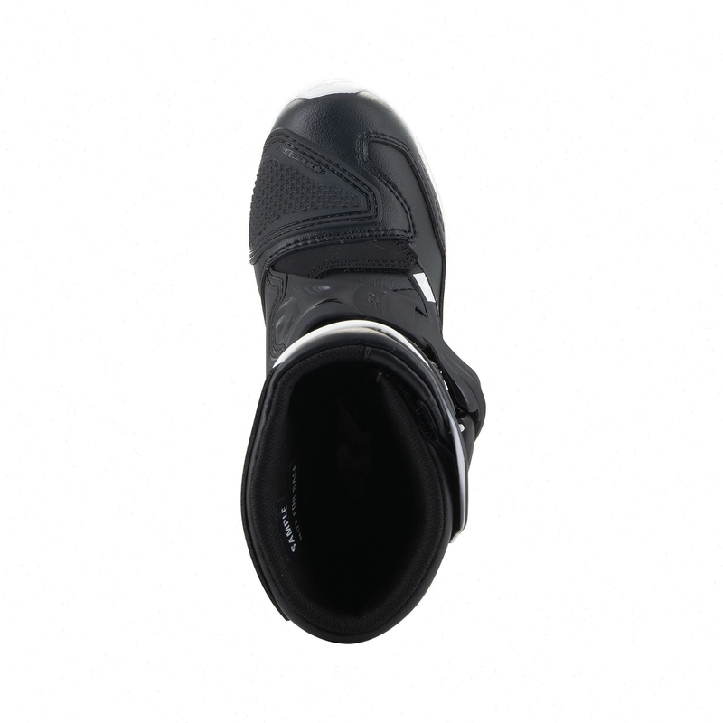 Alpinestars Tech 3S Kids must-valged mootorratta saapad