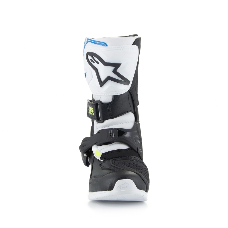 Alpinestars Tech 3S Kids valge-must-sinised mootorratta saapad