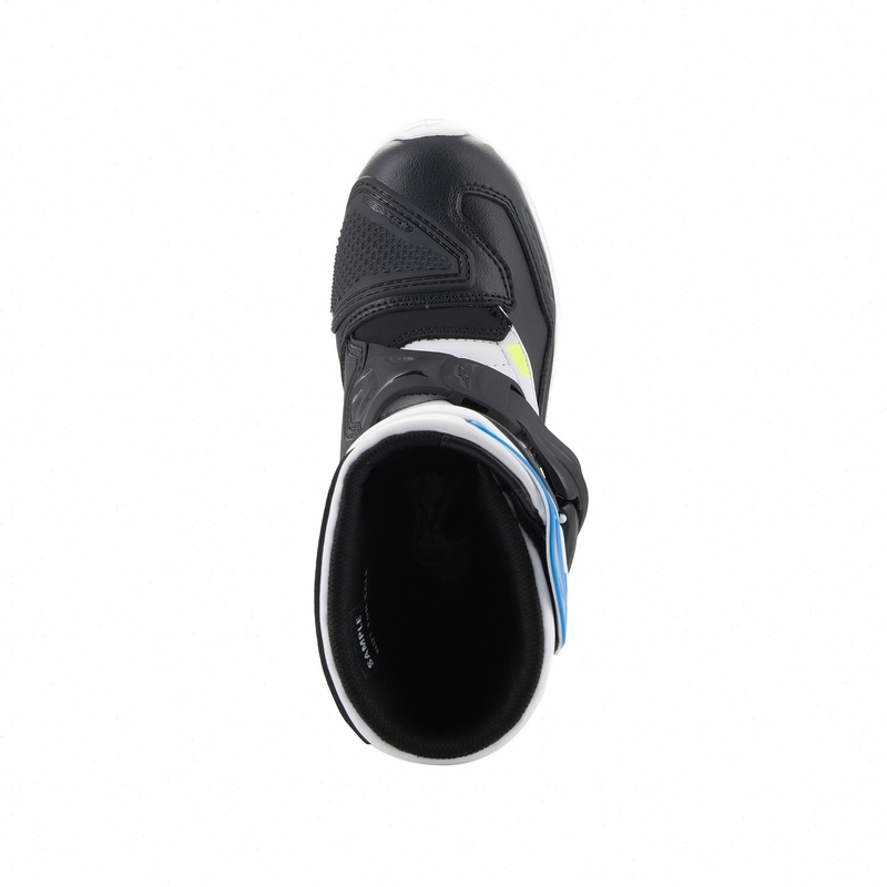 Alpinestars Tech 3S Kids valge-must-sinised mootorratta saapad