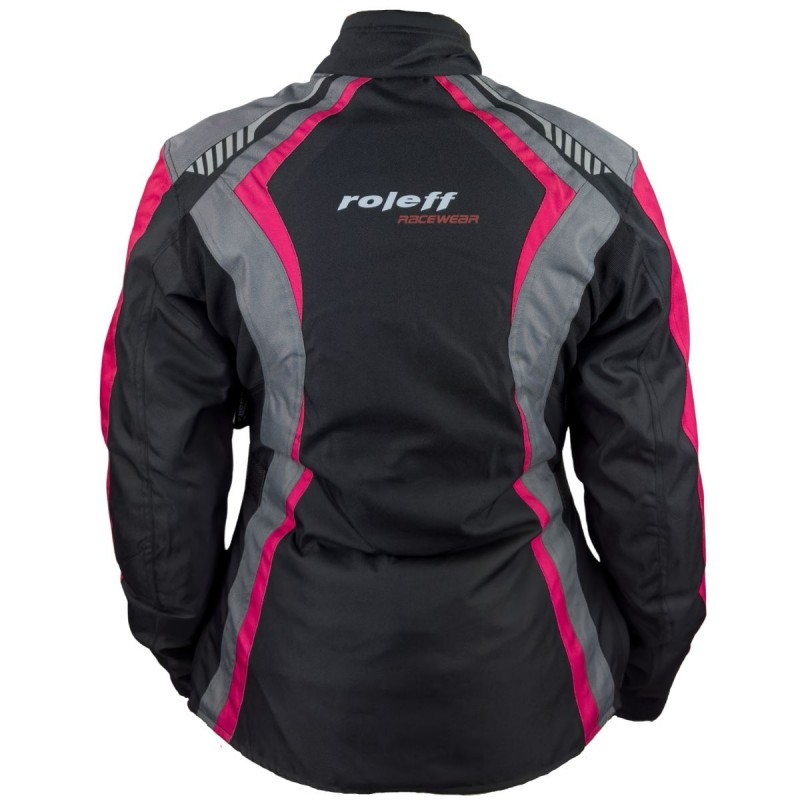 Naiste motojope Roleff Estretta must-roosa-hall
