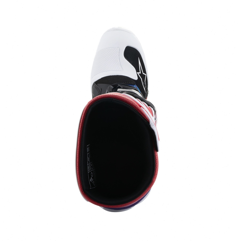 Alpinestars Tech 7 S laste motokrossisaapad valge-must-punane-purpurne