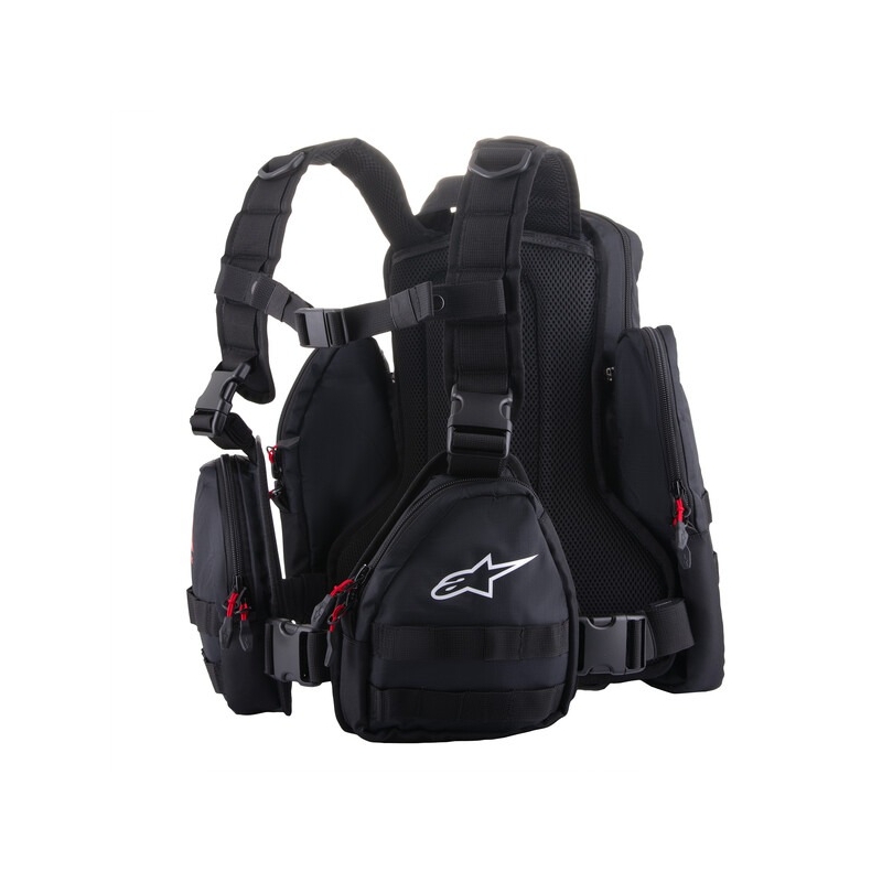 Seljakott Alpinestars Techdura Tactical must ja valge 9 l
