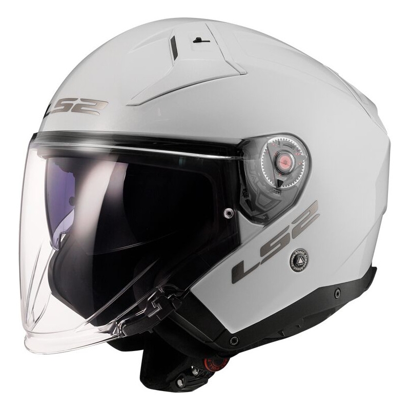 Avatud mootorratta kiiver LS2 OF603 Infinity II Solid White