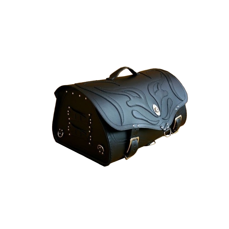 RSA K22 Black Demon must 42 l nahast mootorratta kott RSA K22 Black Demon must 42 l nahast mootorratta kott