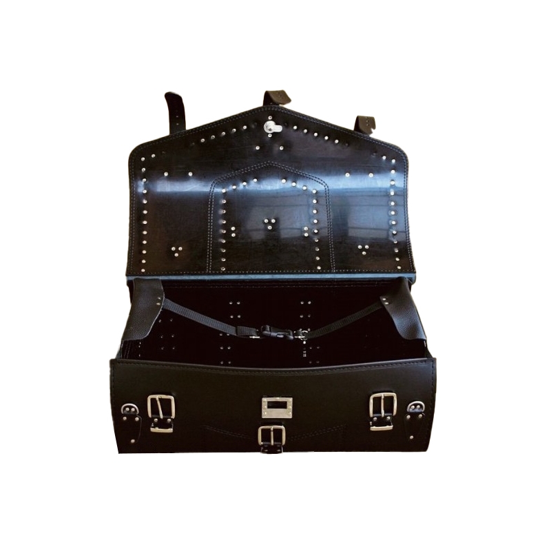 Nahast kott lukuga RSA K182 must neetidega 57 l