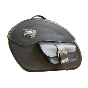 Nahast mootorratta pagasikott RSA S262 must 26 l