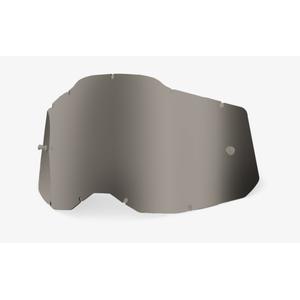 Plexi 100% Racecraft 2/Accuri 2/Strata 2 hõbedane kroom (Anti-fog)