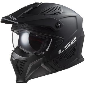 Mootorrattakiiver LS2 OF606 Drifter Solid black matt