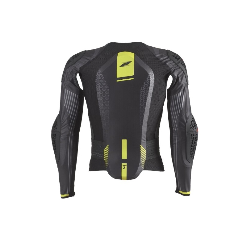Chránič těla Zandona Netcube X7 černo-fluo žlutý 170-179 cm - II. jakost