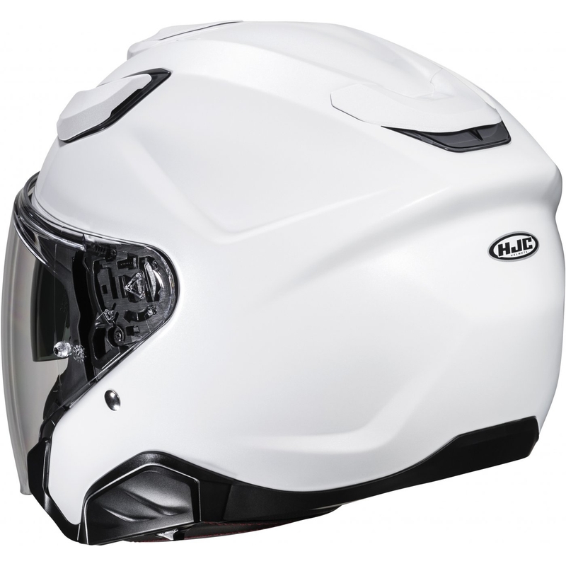Avatud mootorratta kiiver HJC F31 Solid pearl white