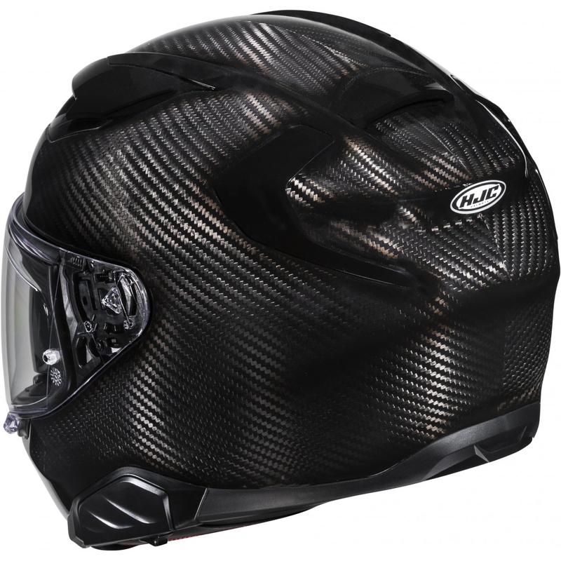 Integreeritud mootorratta kiiver HJC F71 CARBON must