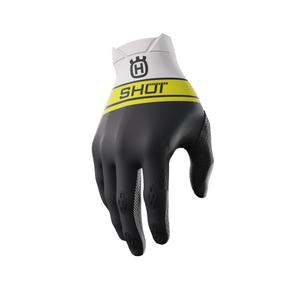 Motokross kindad Shot Aerolite Husqvarna LE valge-mustad allahindlus