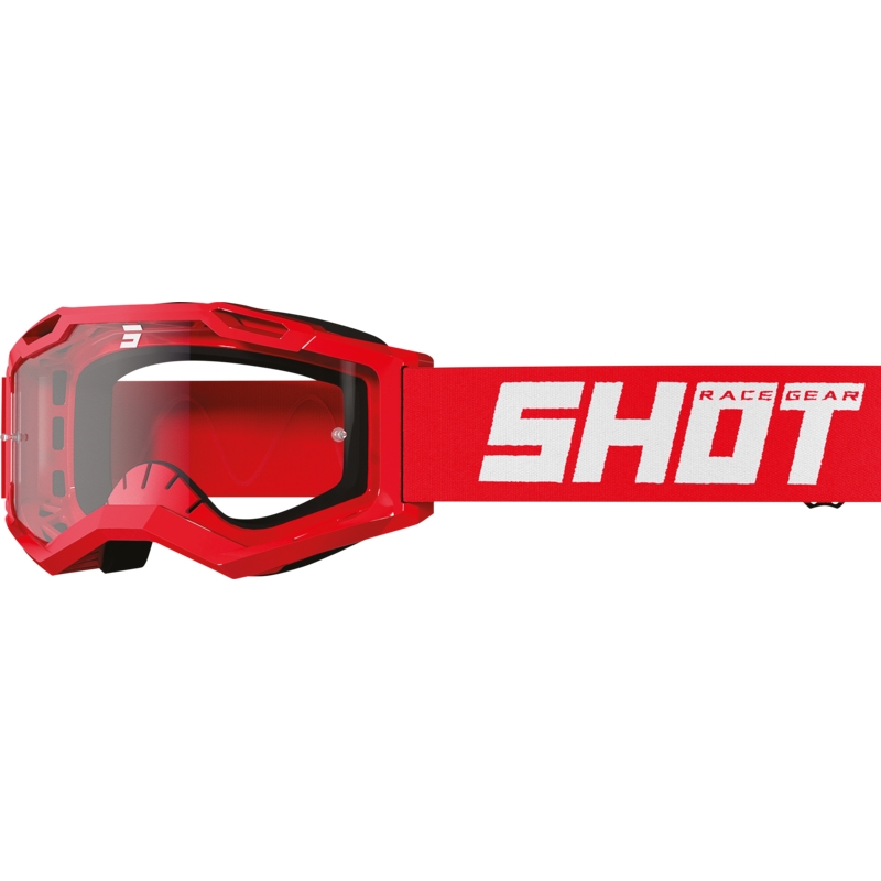 Laste motokrossiprillid Shot Rocket Kid 2.0 punane (läbipaistev plexi)