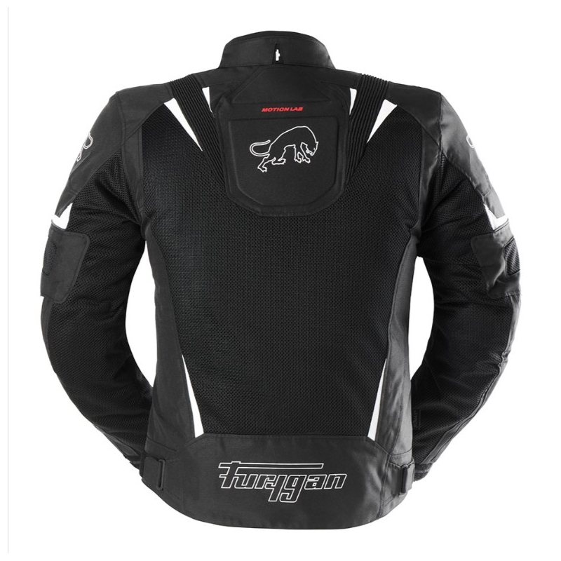 Mootorratta jope Furygan ULTRA SPARK 3IN1 VENTED+ must ja valge
