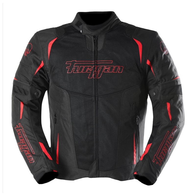 Mootorratta jope Furygan ULTRA SPARK 3IN1 VENTED+ must-punane