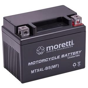 Moretti MTX4L-BS hooldusvaba geelaku, 12V 4Ah