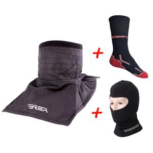 SET: RSA Soul kaelasoojendaja + RSA Heat termiline balaklava + RSA Classic funktsionaalsed sokid