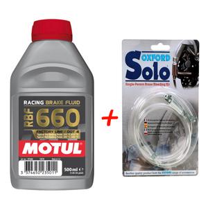 SET: Motul pidurivedelik + Oxfordi pidurivedeliku tühjenduskomplekt