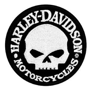 Patch H-D mootorrataste valge