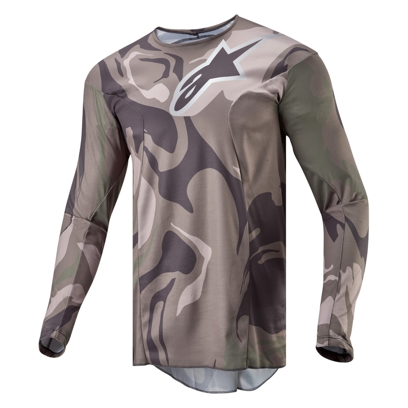 Alpinestars Racer Tactical motokrossitrikoo roheline camo-kaskomustikas
