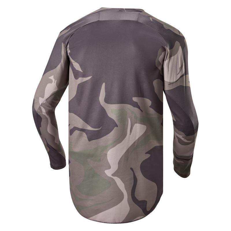 Alpinestars Racer Tactical motokrossitrikoo roheline camo-kaskomustikas