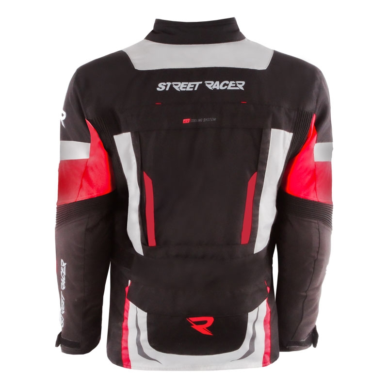 Street Racer Hilax must-hall-punane mootorrattajope