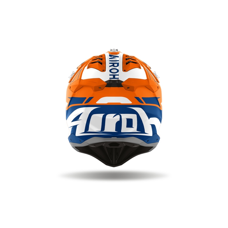 Motokrossikiiver Airoh Aviator 3 Spin fluo oranž matt