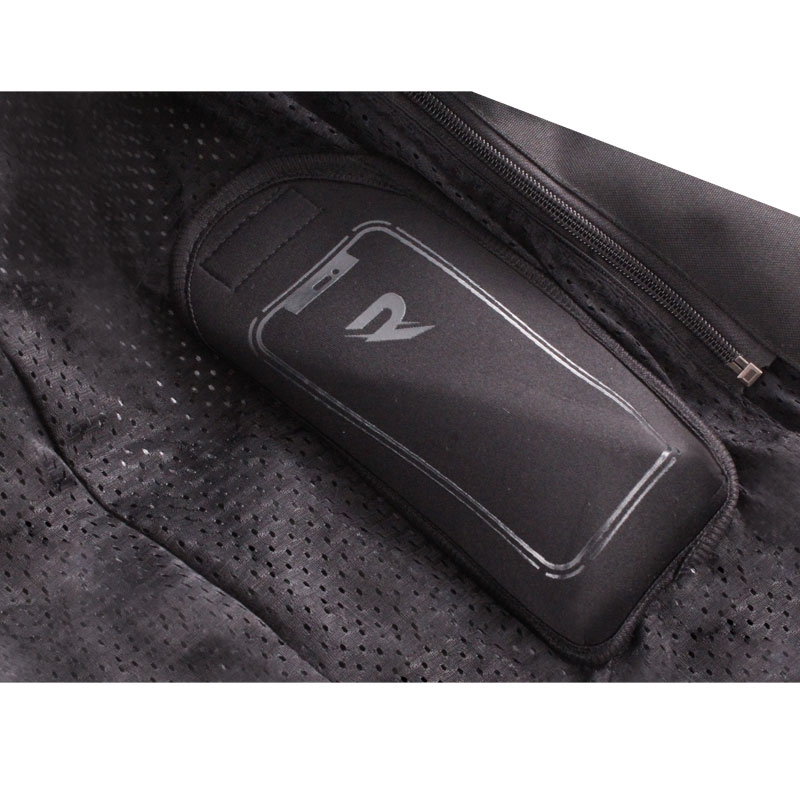 Street Racer Flex Air Must mootorratta jakk