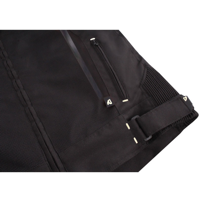 Street Racer Flex Air Must mootorratta jakk