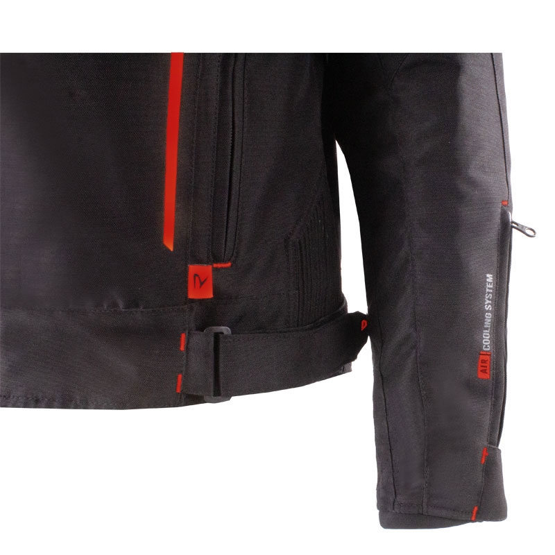 Street Racer Flex EVO mootorrattajope must ja punane