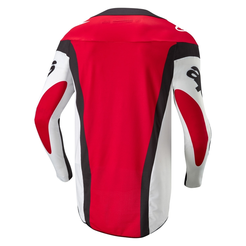 Motokrosový dres Alpinestars Techstar Ocuri červeno-bílo-černý