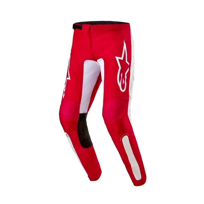 Motokrosové kalhoty Alpinestars Fluid Lurv 2024 červeno-bílé výprodej