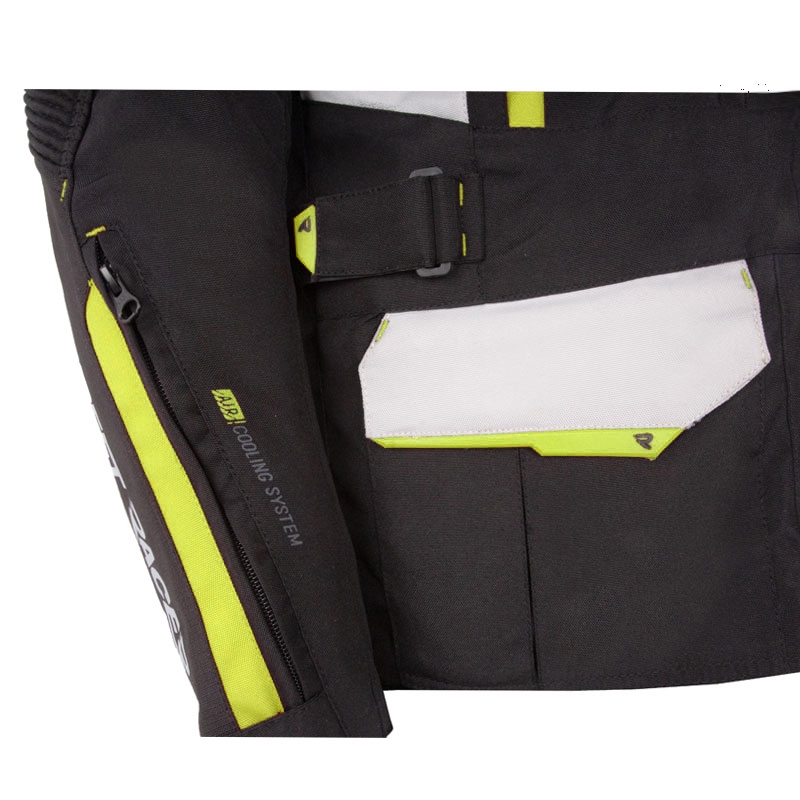 Street Racer Hilax must-hall-kollane mootorrattajope