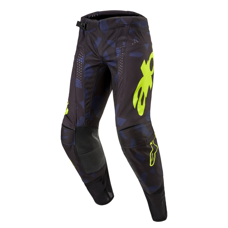 Alpinestars Techstar Rantera motokrossipüksid must-sinine-fluorokollane
