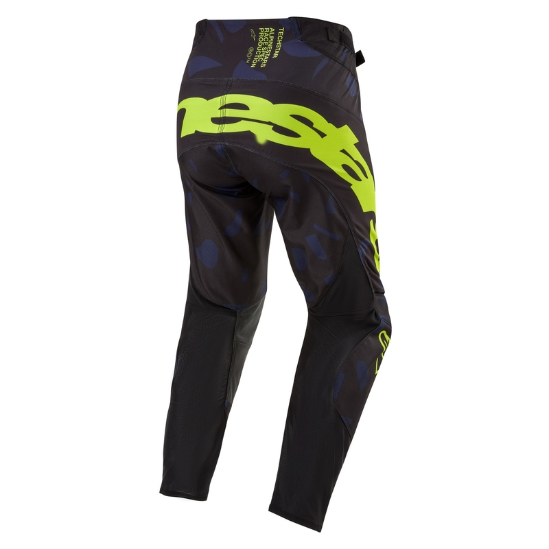 Alpinestars Techstar Rantera motokrossipüksid must-sinine-fluorokollane