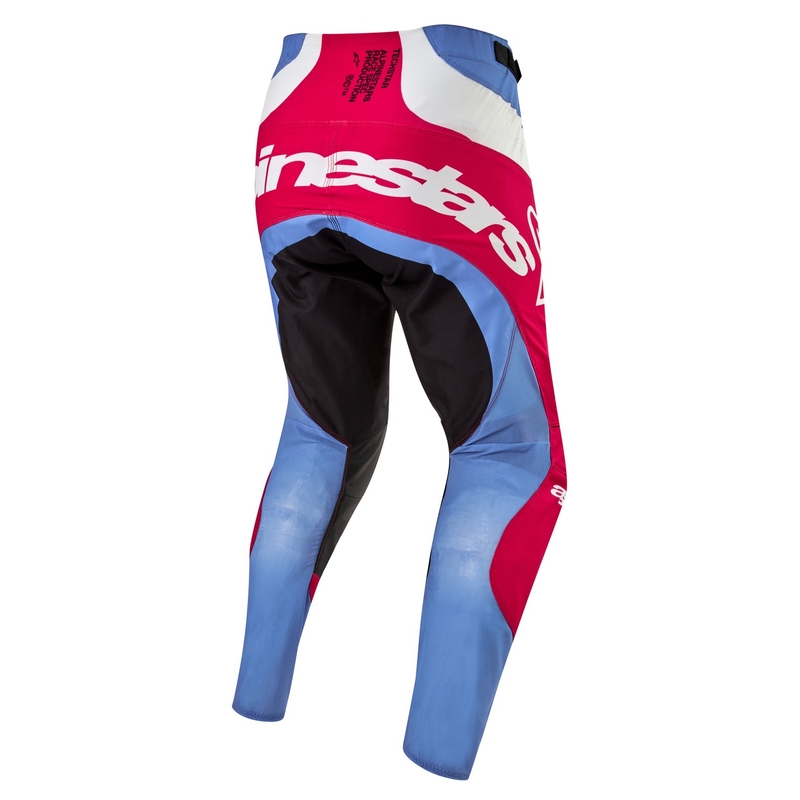 Alpinestars Techstar Ocuri motokrossipüksid helesinine-valge-punane