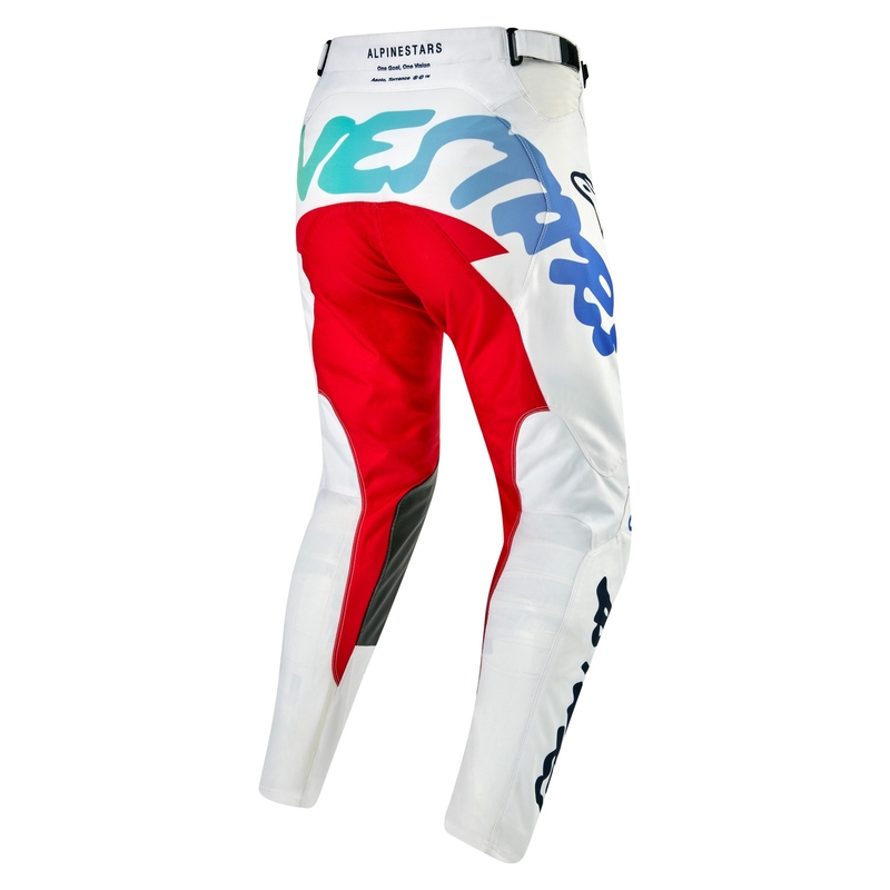 Motokrosové kalhoty Alpinestars Racer Hana 2024 bílo-barevné