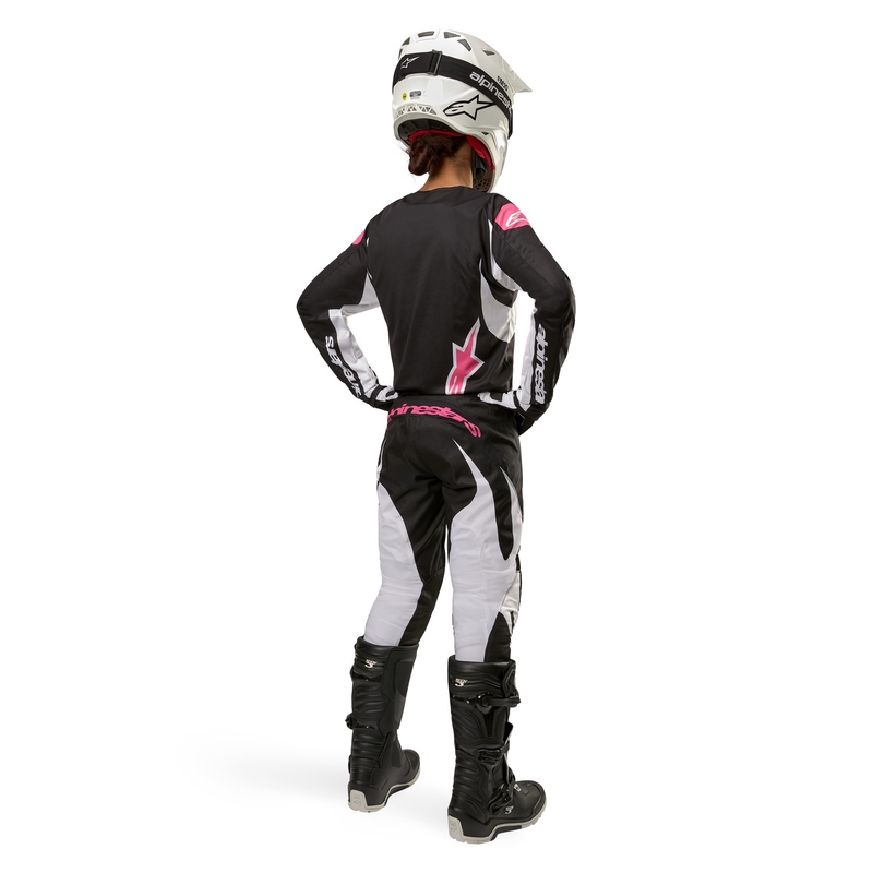 Alpinestars Stella Fluid naiste motokrossipüksid must-valge