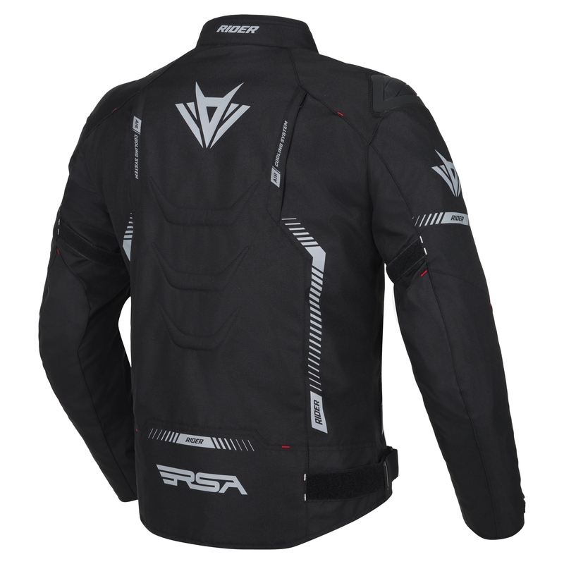 Mootorratta jope RSA Rider must-hall-punane