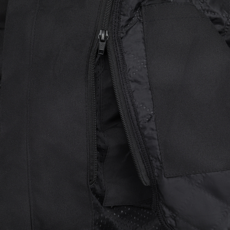 Mootorratta jope RSA Rider must-valge-fluo kollane